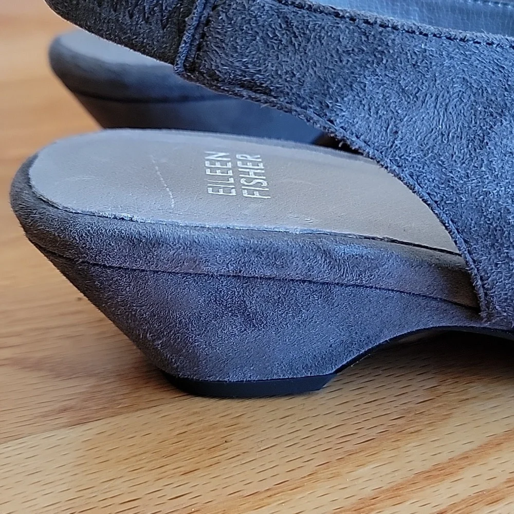 Eileen Fisher Vero Cuoio Leather Shoes - Picture 6 of 15